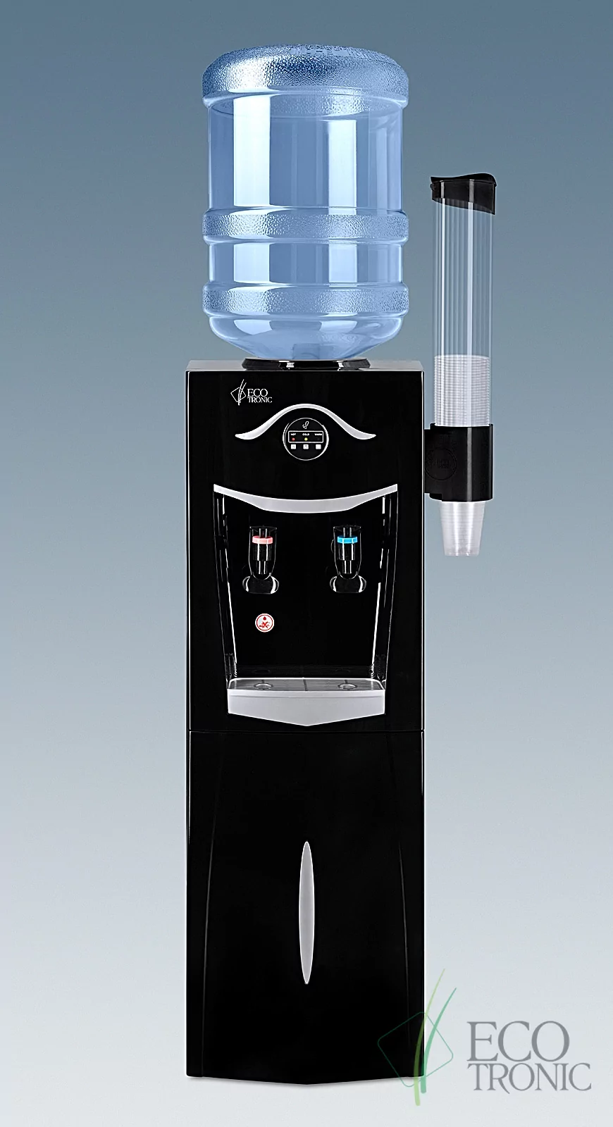 Кулер Ecotronic K21-LCE black-silver